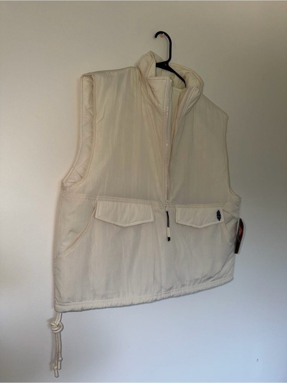 FP Movement by Free People Cream Quilted Sleeveless Puffer Vest - Picture 7 of 13
